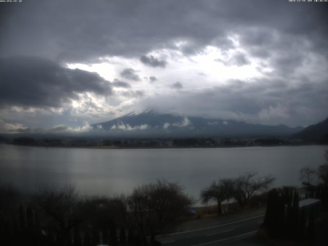 河口湖からの富士山