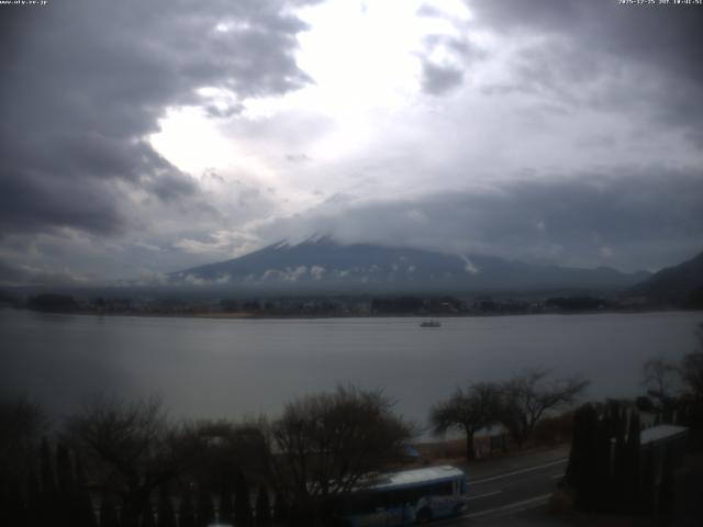 河口湖からの富士山