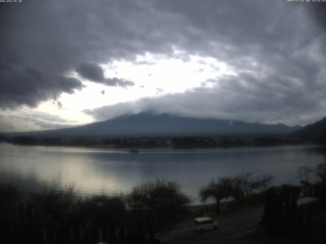 河口湖からの富士山