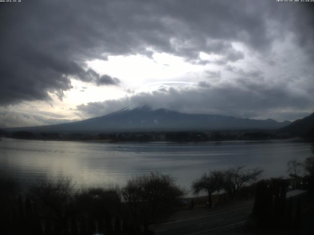 河口湖からの富士山