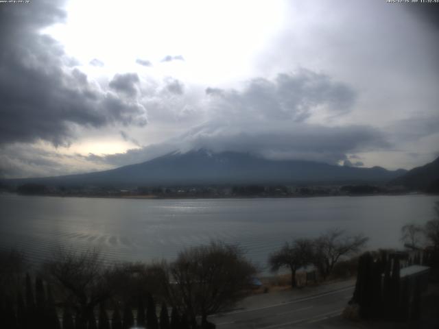 河口湖からの富士山
