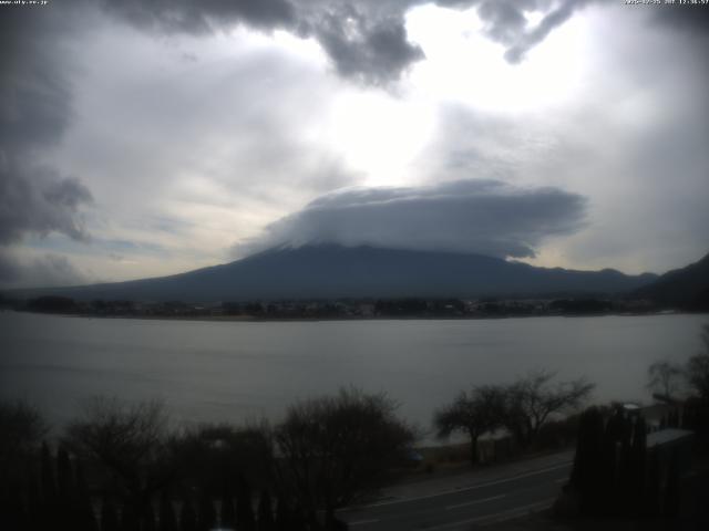河口湖からの富士山