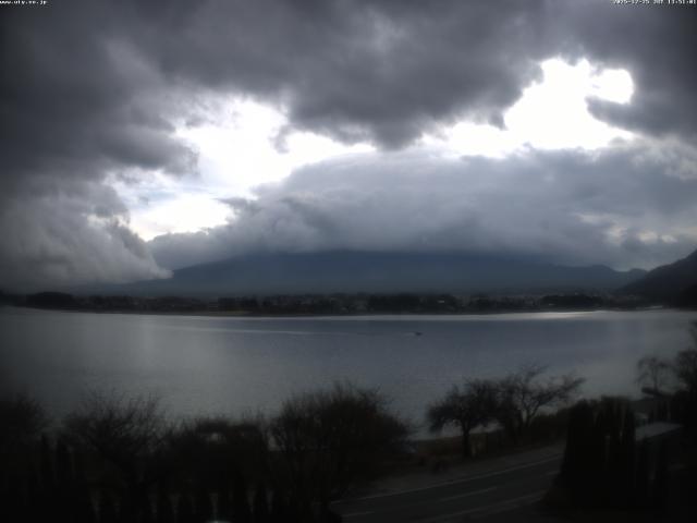 河口湖からの富士山