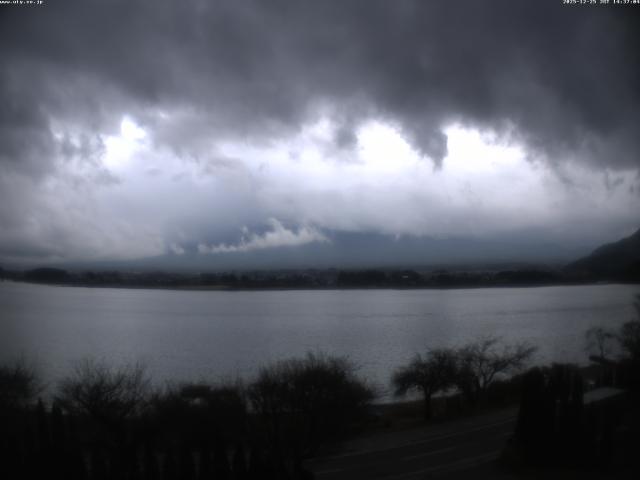 河口湖からの富士山