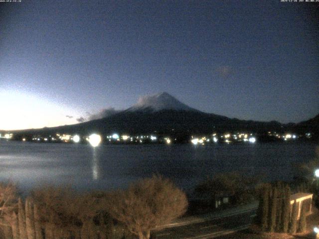 河口湖からの富士山