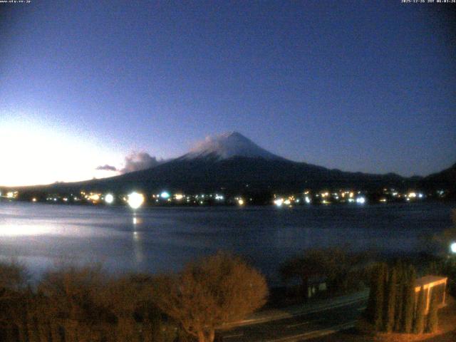 河口湖からの富士山