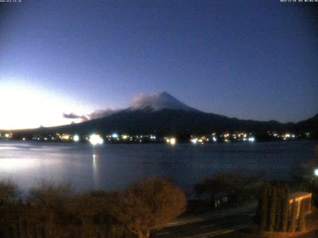 河口湖からの富士山