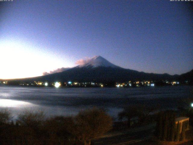 河口湖からの富士山