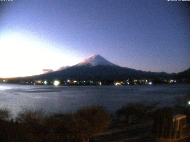 河口湖からの富士山