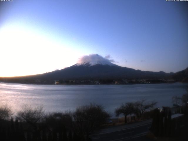 河口湖からの富士山
