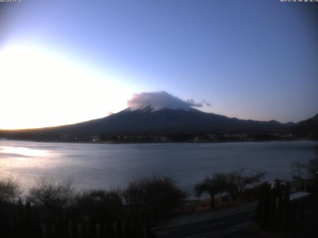 河口湖からの富士山