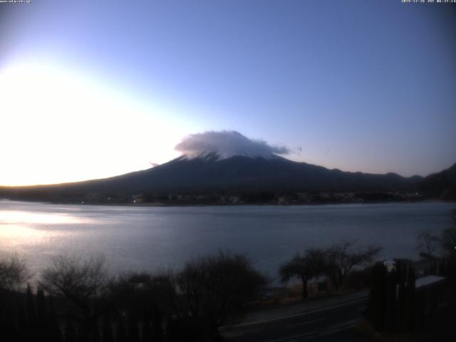 河口湖からの富士山