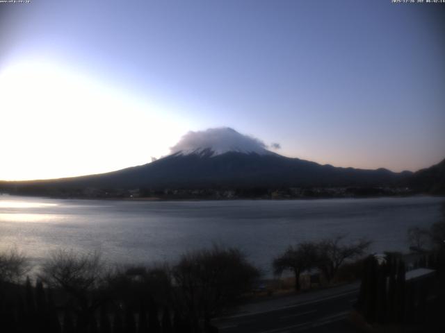 河口湖からの富士山