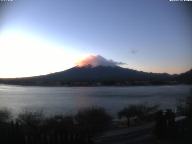 河口湖からの富士山