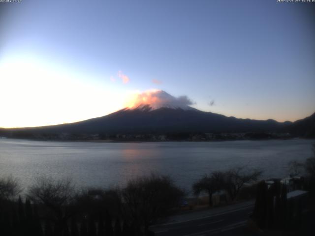 河口湖からの富士山