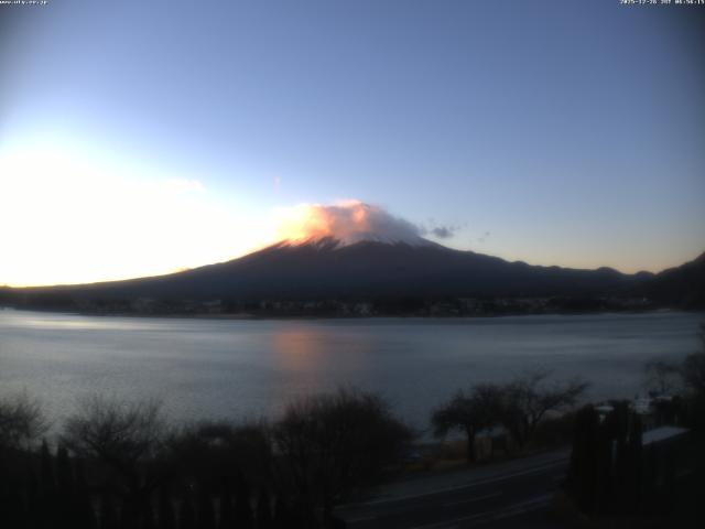 河口湖からの富士山