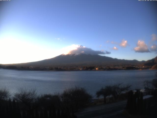 河口湖からの富士山