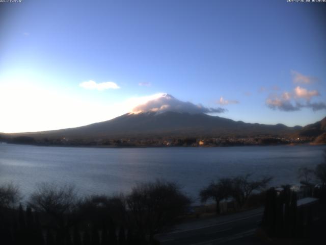 河口湖からの富士山