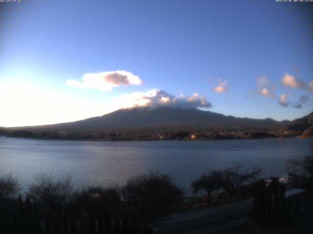 河口湖からの富士山