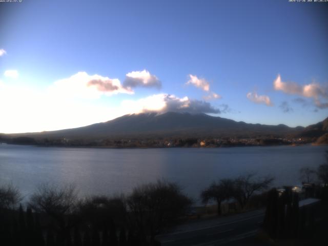 河口湖からの富士山