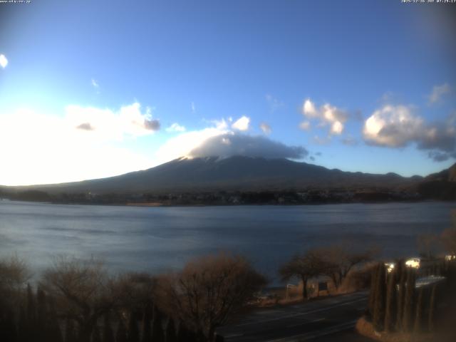 河口湖からの富士山