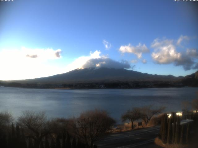 河口湖からの富士山
