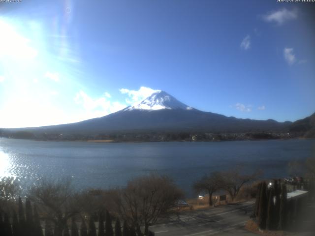 河口湖からの富士山