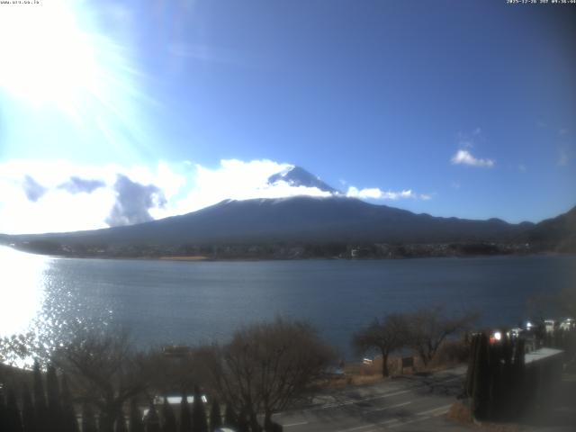 河口湖からの富士山