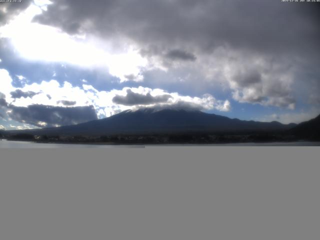 河口湖からの富士山