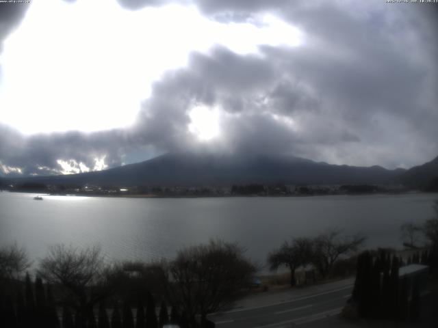 河口湖からの富士山