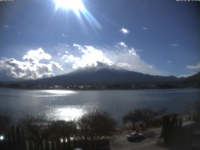 河口湖からの富士山