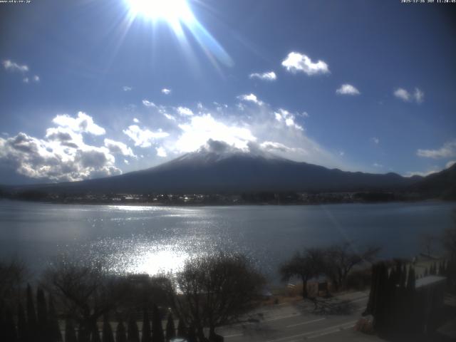 河口湖からの富士山