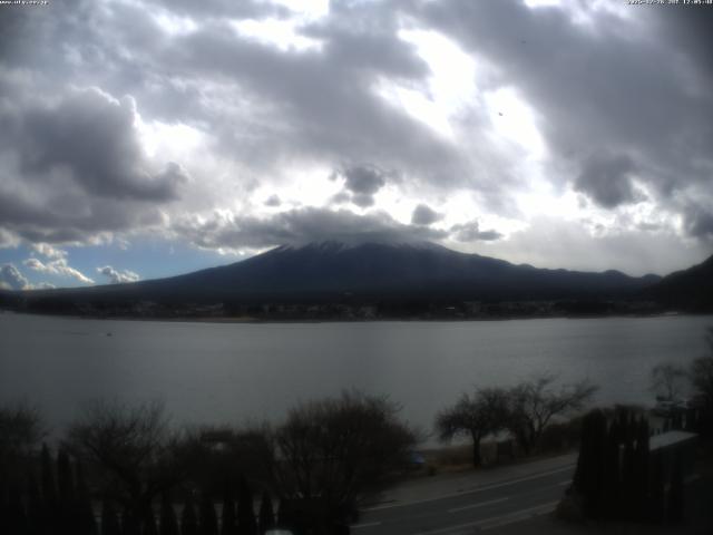 河口湖からの富士山