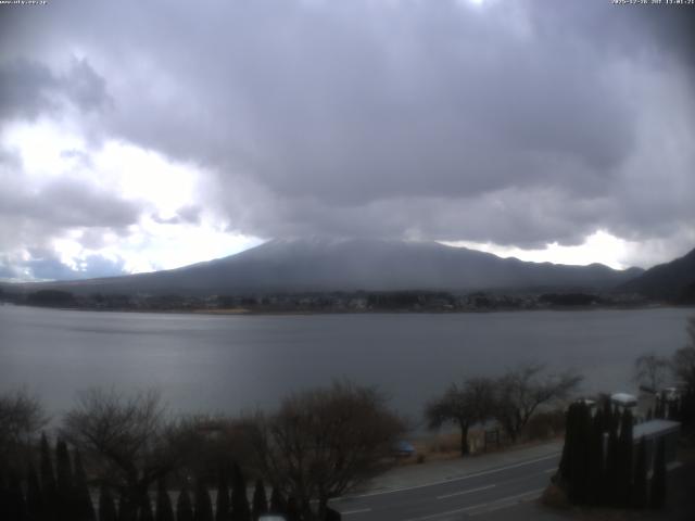 河口湖からの富士山