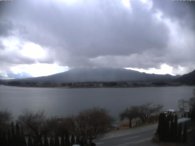 河口湖からの富士山