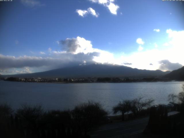 河口湖からの富士山
