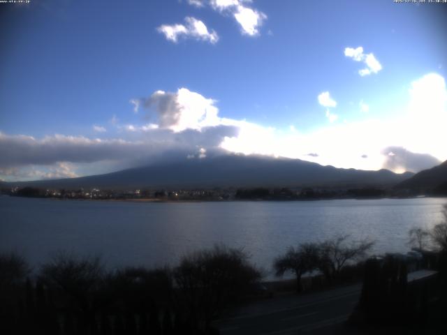 河口湖からの富士山