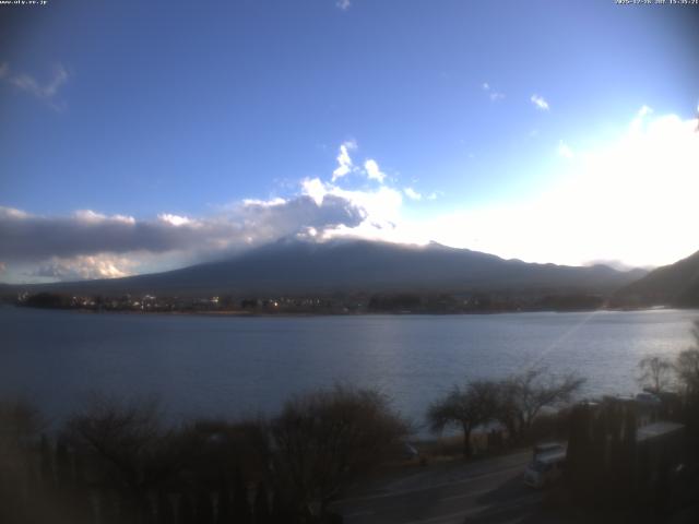 河口湖からの富士山