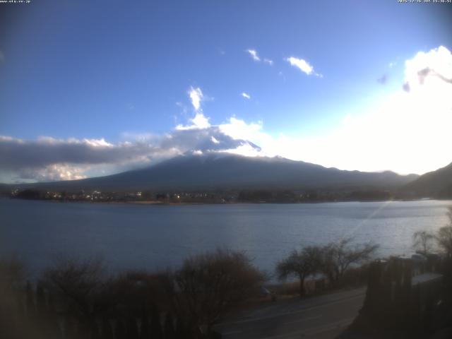 河口湖からの富士山