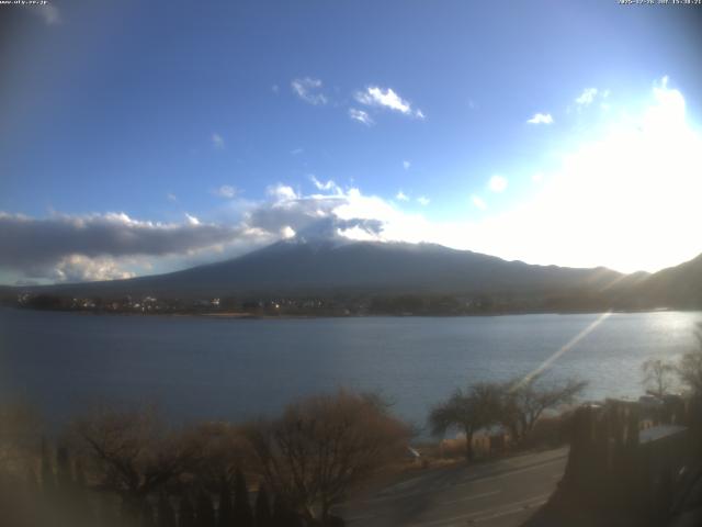河口湖からの富士山