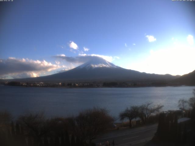 河口湖からの富士山