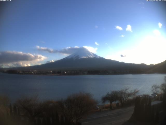 河口湖からの富士山