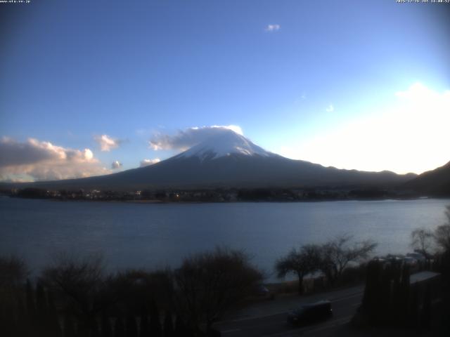 河口湖からの富士山