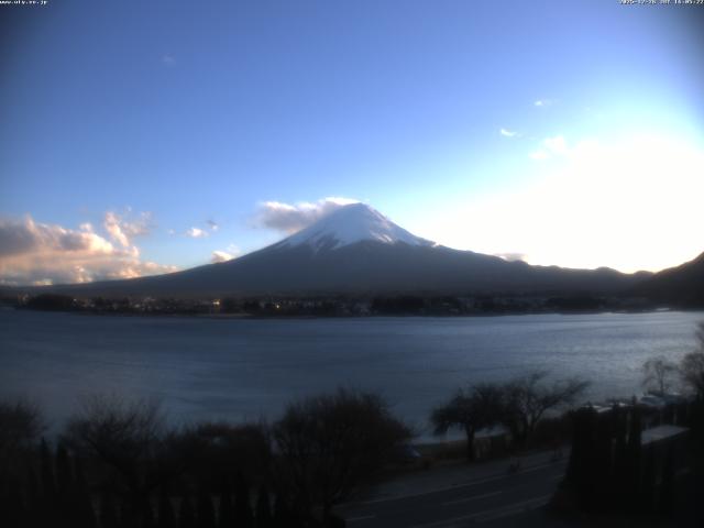 河口湖からの富士山