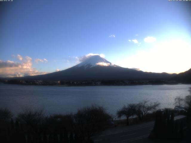 河口湖からの富士山
