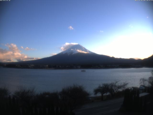 河口湖からの富士山
