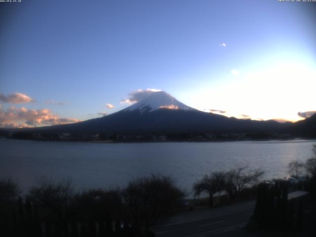 河口湖からの富士山