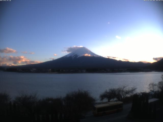 河口湖からの富士山