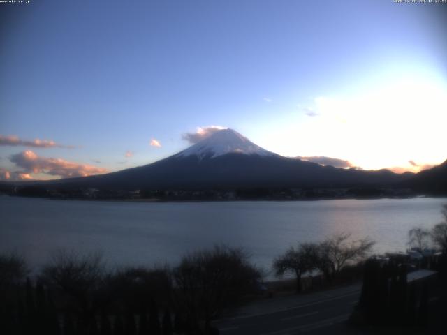 河口湖からの富士山