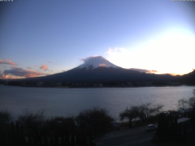 河口湖からの富士山
